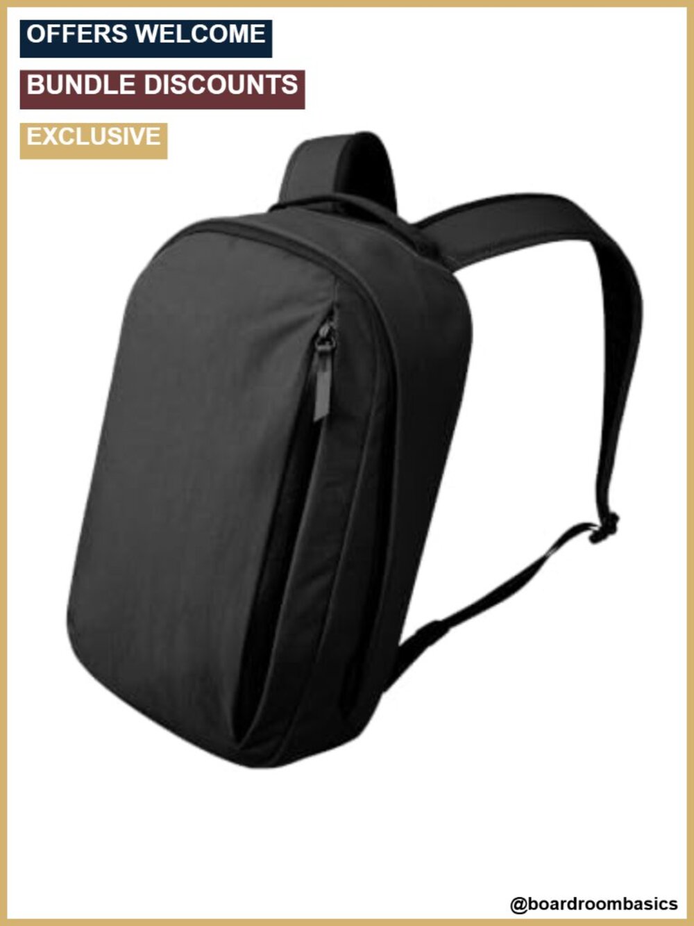 Compact 12L Commuter Laptop Backpack Fleece-Lined 14" Sleeve Water-Resistant